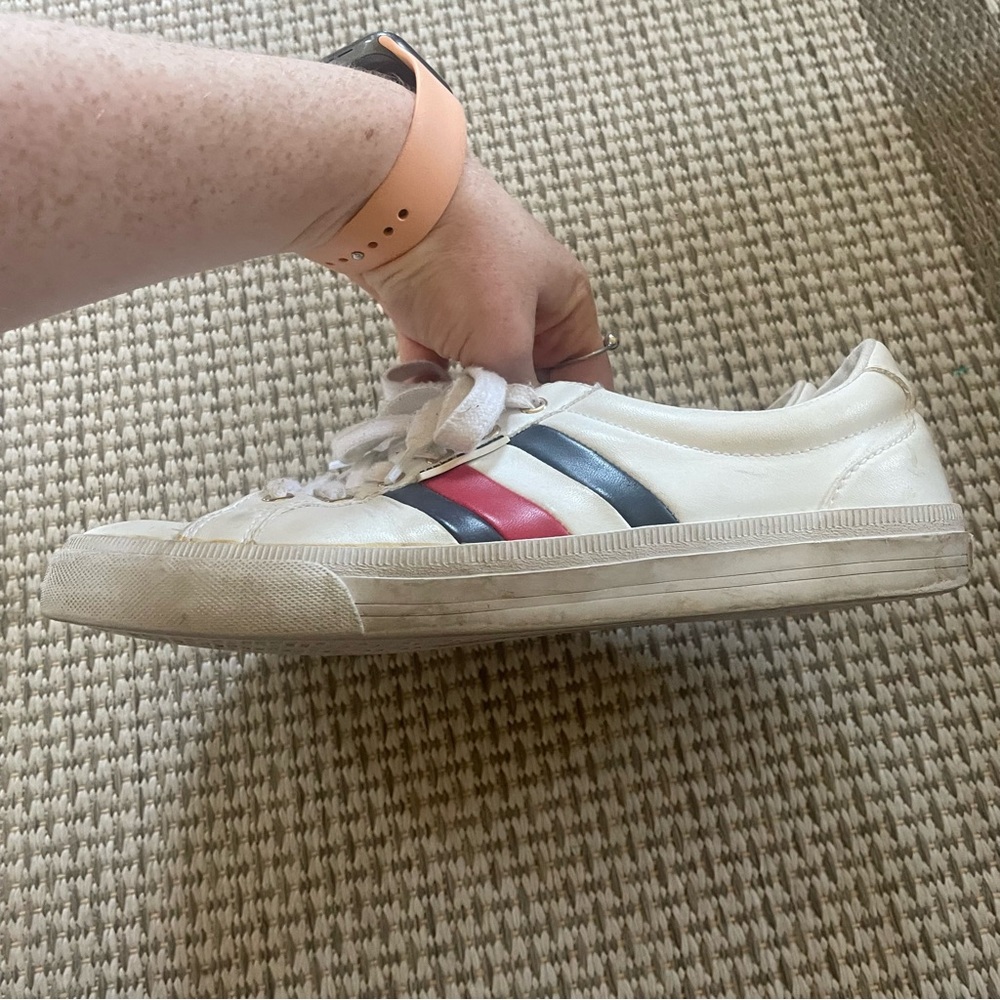 Tommy Hilfiger Women's Lightz Sneakers - white multicolored stripe - size 9.5 - Picture 7 of 13